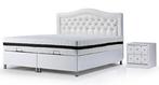 Opberg Boxspring Diamond - diverse maten, Verzenden, Nieuw, Tweepersoons