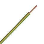 H07V-U | VD draad | 1 x 2,5mm2 aders | Groen/Geel | 100M, Doe-het-zelf en Verbouw, Elektra en Kabels, Ophalen of Verzenden, Nieuw