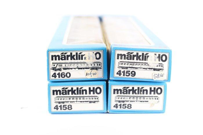 Märklin H0 - 4158/4159/4160 - Modeltrein personenwagen (5) -, Hobby en Vrije tijd, Modeltreinen | H0