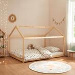 [en.casa] Kinderbed Cerro huisbed met bedbodem 140x200 cm ho, Verzenden, Nieuw