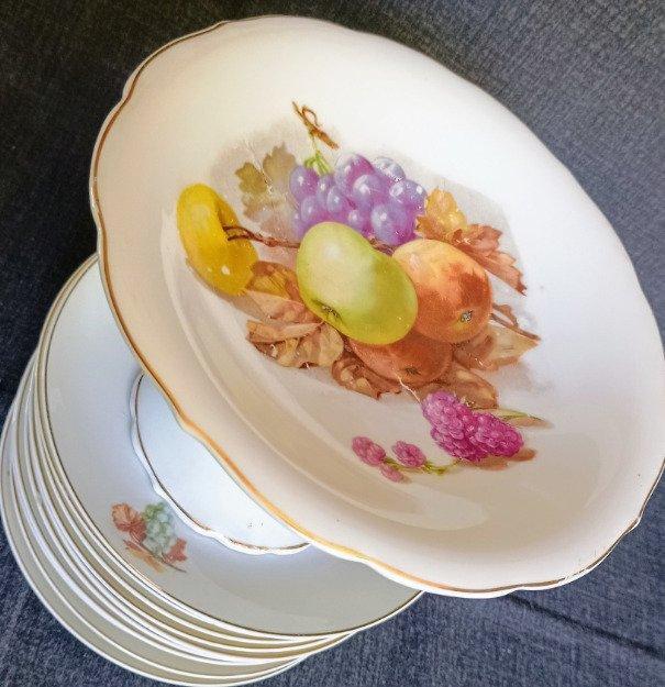 Rosenthal - Eetservies voor 12 (11) - Frutta - Porselein, Antiek en Kunst, Antiek | Meubels | Tafels