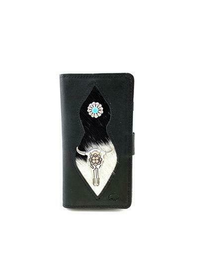 Koeienhuid telefoonhoesje met RFID-SAVE, Sieraden, Tassen en Uiterlijk, Tassen | Damestassen, Verzenden