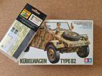 Tamiya 35213 Kübelwagen Type 82 1:35 + Aber PE set, Hobby en Vrije tijd, Verzenden, Nieuw, Tamiya