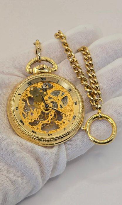 Sandoz - Skeleton Pocket watch - 72245 No Reserve Price -, Sieraden, Tassen en Uiterlijk, Horloges | Heren