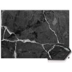 Black Marble Spatscherm - 60x30 cm, Overige kleuren, Verzenden, Nieuw, 50 tot 100 cm