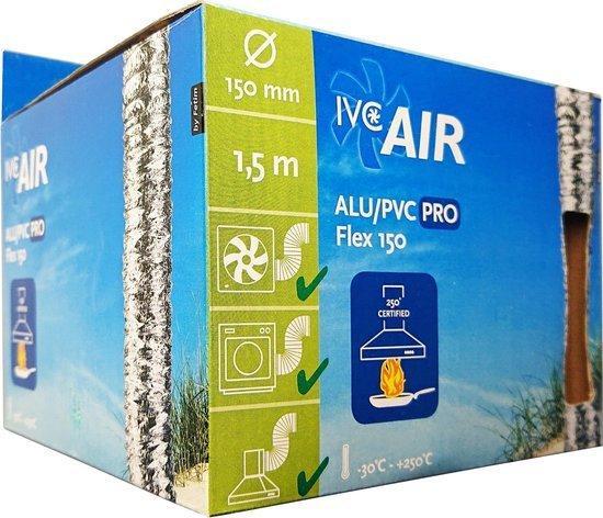 - Ventilatie Flexbuis Alu-Ø150mm-L150 cm, Doe-het-zelf en Verbouw, Ventilatie en Afzuiging, Nieuw, Ophalen of Verzenden