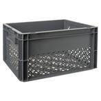 Fast Rider Kunststof Fietskrat Medium 25 liter Grijs, Fietsen en Brommers, Fietsaccessoires | Fietsmanden, Verzenden, Nieuw