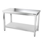 GGM Gastro | RVS werktafel PREMIUM - 1200x800mm | ATK128, Verzenden, Nieuw in verpakking, Meubilair
