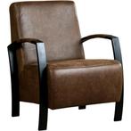 Leren fauteuil Glory - Vintage Brown (bruin), Huis en Inrichting, Fauteuils, Leren fauteuil Glory - Vintage Brown (bruin) past perfect in uw interieur als u woonstijl: Industrieel, Modern is.