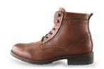 Van Lier Veterboots in maat 45 Cognac | 10% extra korting, Overige kleuren, Verzenden, Van Lier, Boots