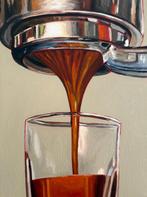 Cansu Rossi - Coffee and Steel - Oil painting