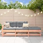 vidaXL 3-delige Loungeset massief douglashout, Tuin en Terras, Tuinsets en Loungesets, Verzenden, Nieuw, Loungeset