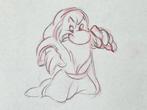 Walt Disney - Animatie tekening van Grumpy (1937) - Snow, Nieuw