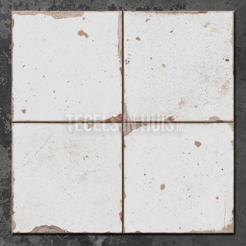 Vintage vloertegel / wandtegel fs artisan b uni 33x33 4 in 1, Doe-het-zelf en Verbouw, Tegels, Vloertegels, Nieuw, 10 m² of meer