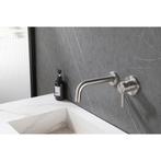 Wiesbaden 304 Wastafelkraan met Coldstart Inbouw Compleet -, Doe-het-zelf en Verbouw, Ophalen of Verzenden, Nieuw, Rvs