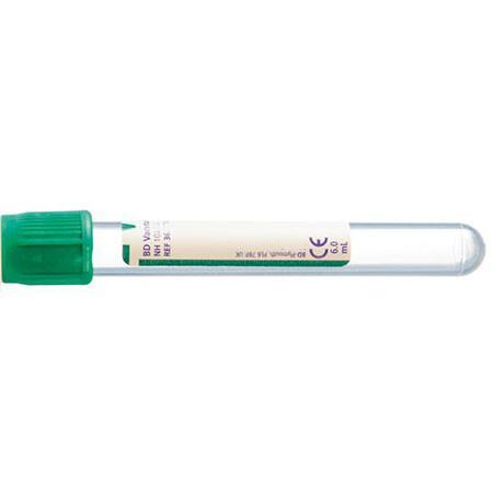 BD vacutainer - Li-Heparin (17 IU/mL) - 6 ml - 100 stuks, Diversen, Verpleegmiddelen, Nieuw, Verzenden