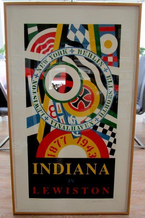 Robert Indiana (1928-2018) - Indiana in Lewiston, Antiek en Kunst, Kunst | Schilderijen | Modern