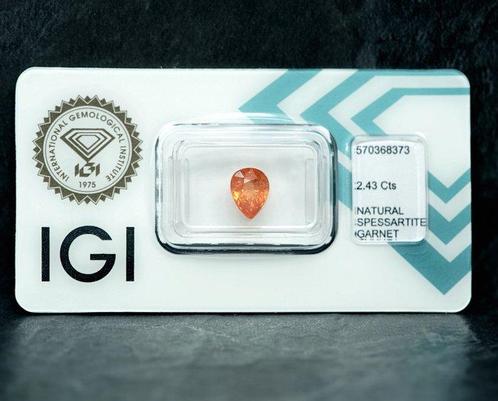Spessartiet - 2.43 ct - International Gemological Institute, Sieraden, Tassen en Uiterlijk, Edelstenen