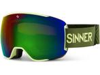 Sinner SNOWFLAKE skibril - Zwart - incl 2 lenzen, Verzenden, Zo goed als nieuw