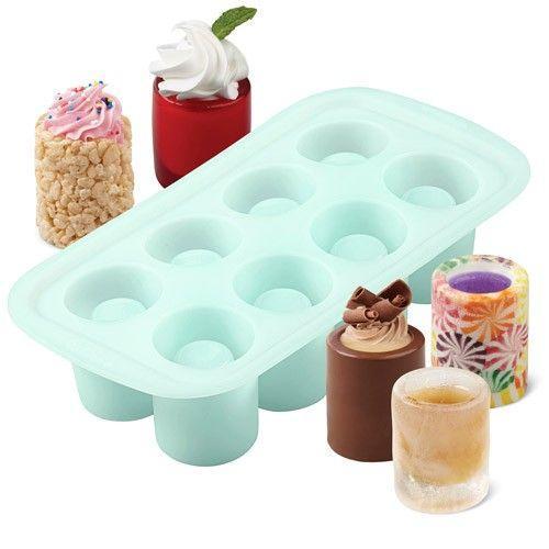 Wilton Siliconen Bakvorm Shotglaasjes (8), Hobby en Vrije tijd, Taarten en Cupcakes maken, Nieuw, Verzenden