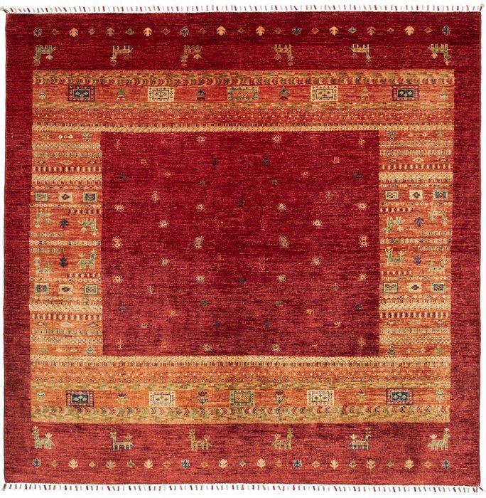 Designer Gabbeh Loper - Vloerkleed - 200 cm - 203 cm -, Huis en Inrichting, Stoffering | Tapijten en Kleden