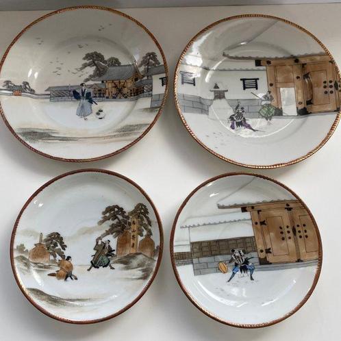 Yokohama ware - Yokohama ware - Kop en schotel (6) -, Antiek en Kunst, Antiek | Overige Antiek