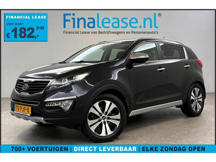 Kia Sportage 2.0 X-clusive Camera Trekhaak Stoelverwarming, Auto's, Kia, Lease, Automaat, SUV of Terreinwagen, Benzine, Zwart
