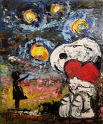 Laurent Pate (1970) - Snoopy aime la petite Banksy, Antiek en Kunst