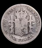 Spanje. Alfonso XII. 1 Peseta Plata 1884.... MUY RARA....