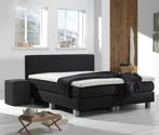 Bed Victory Compleet 120 x 200 Chicago Black €325,- !, Nieuw, 120 cm, Crème, Stof