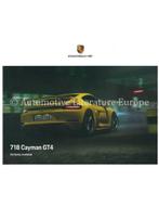 2020 PORSCHE 718 CAYMAN GT4 HARDCOVER BROCHURE ENGELS, Nieuw, Porsche, Author