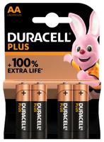 Duracell Batterij Plus Power AA/LR6 blister 4, Nieuw, Ophalen of Verzenden