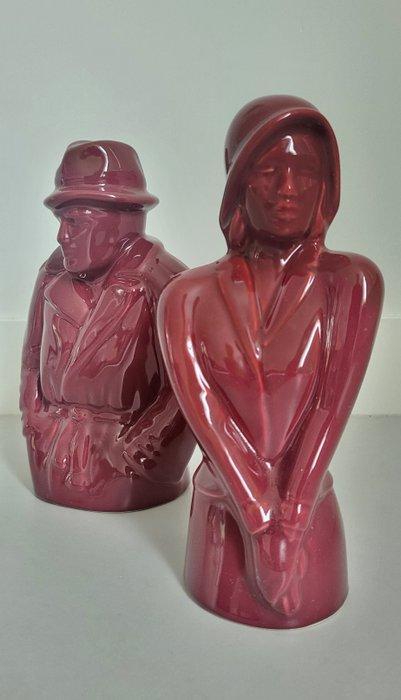 Figuur (2) - Aardewerk, Keramiek, Antiek en Kunst, Curiosa en Brocante