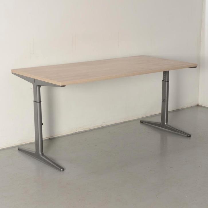 Ahrend mehes bureau, oak light blad, 160 x 80 cm, hoogte, Huis en Inrichting, Bureaus, Ophalen of Verzenden