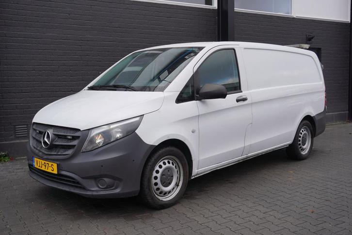 Zakelijke Lease |  Mercedes-Benz Vito 116 CDI Automaat Lang, Auto's, Bestelauto's, Lease, Zwart, Automaat, Wit, Financial lease
