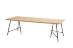 Taste Lano Dining Tafel Teak Antracite 240 x 100 cm, Tuin en Terras, Verzenden, Nieuw