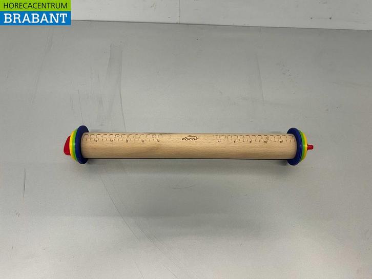 Lacor Houten Deegroller met geleidingsringen 34 cm Horeca, Zakelijke goederen, Horeca | Keukenapparatuur, Nieuw in verpakking