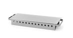 Schotelwarmer - 3 pits - 45 x 18 x (H) 7cm RVS - Hendi - 463, Verzenden, Nieuw in verpakking