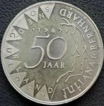 Nederlandse zilveren 50 Gulden 1987, Postzegels en Munten, Munten | Nederland, Verzenden, Koningin Beatrix, Zilver, Losse munt