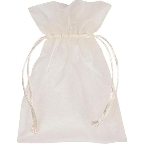 Specipack Organza zakjes - 12x17cm - gebroken wit - 5 stuks, Zakelijke goederen, Partijgoederen en Retail | Verpakking en Verzending