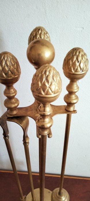 Openhaard accessoire (5) - Pomme de pin brons - Brons &, Antiek en Kunst, Curiosa en Brocante