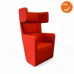 Bene Parcs Wing Chair - Fauteuil - Refurbished - Rood ges..., Werkplek, Ophalen of Verzenden, Gebruikt, Overige typen