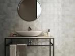 Wandtegel Cifre Cerámica Zellige Grey Handvorm Grijs 10x10, Nieuw, Minder dan 20 cm, 10 m² of meer, Wandtegels