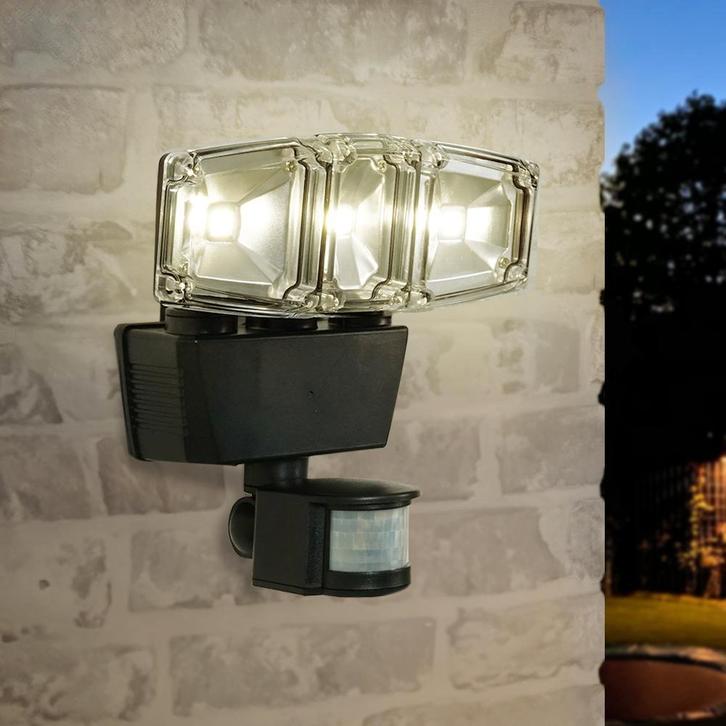 Solar LED breedstraler James III, Tuin en Terras, Buitenverlichting, Led, Minder dan 50 watt, Nieuw, Kunststof, Overige typen