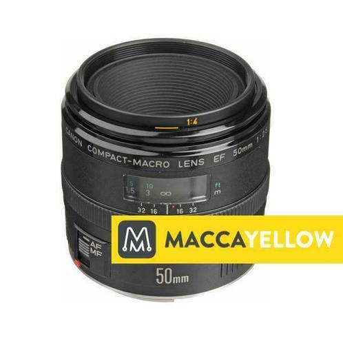 Canon EF 50mm f/2.5 compact-macro met garantie, Audio, Tv en Foto, Fotografie | Lenzen en Objectieven, Macrolens, Zo goed als nieuw