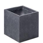Plantenbak Fiberclay 40x40x40 cm Antraciet, Tuin en Terras, Verzenden, Nieuw, Vierkant