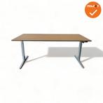 Ahrend Balance slingerverstelbaar bureau - met zilvergrij..., Werkplek, Ophalen of Verzenden, Gebruikt, Bureau