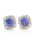 Cocktail oorbellen - 14 karaat Geel goud - 31.77ct. tw.