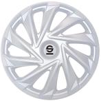 4-Delige Sparco Wieldoppen  Varese 14-inch zilver, Auto diversen, Wieldoppen, Verzenden, Nieuw