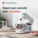 2dekans | KitchenBrothers Keukenmachine - Keukenrobot - 6,2L, Ophalen of Verzenden, Zo goed als nieuw